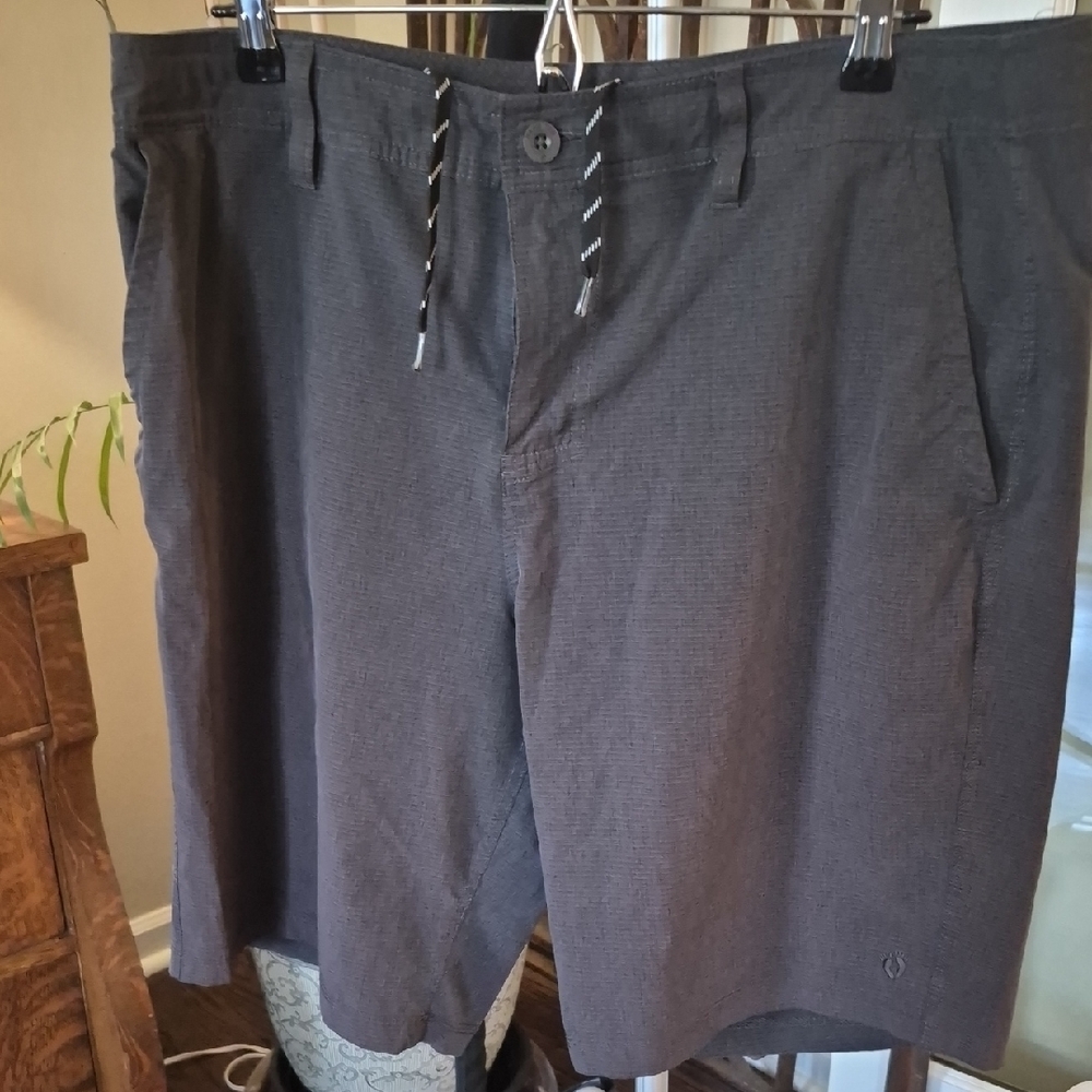 Hang Ten Gray Flat Front Men's Shorts